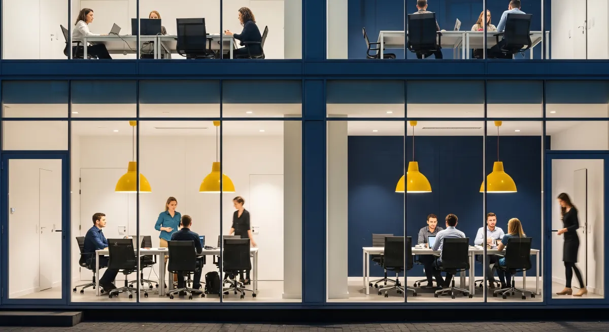 Startups bei einem Teammeeting